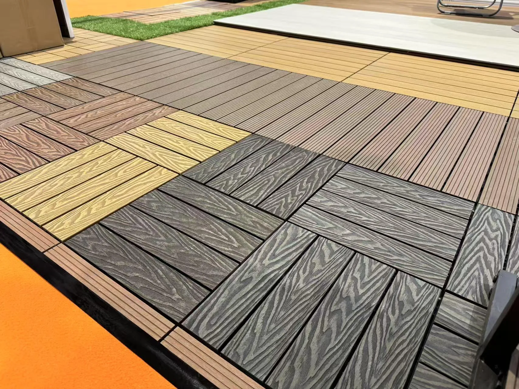 DIY WPC Deck Tiles 30×30mm
