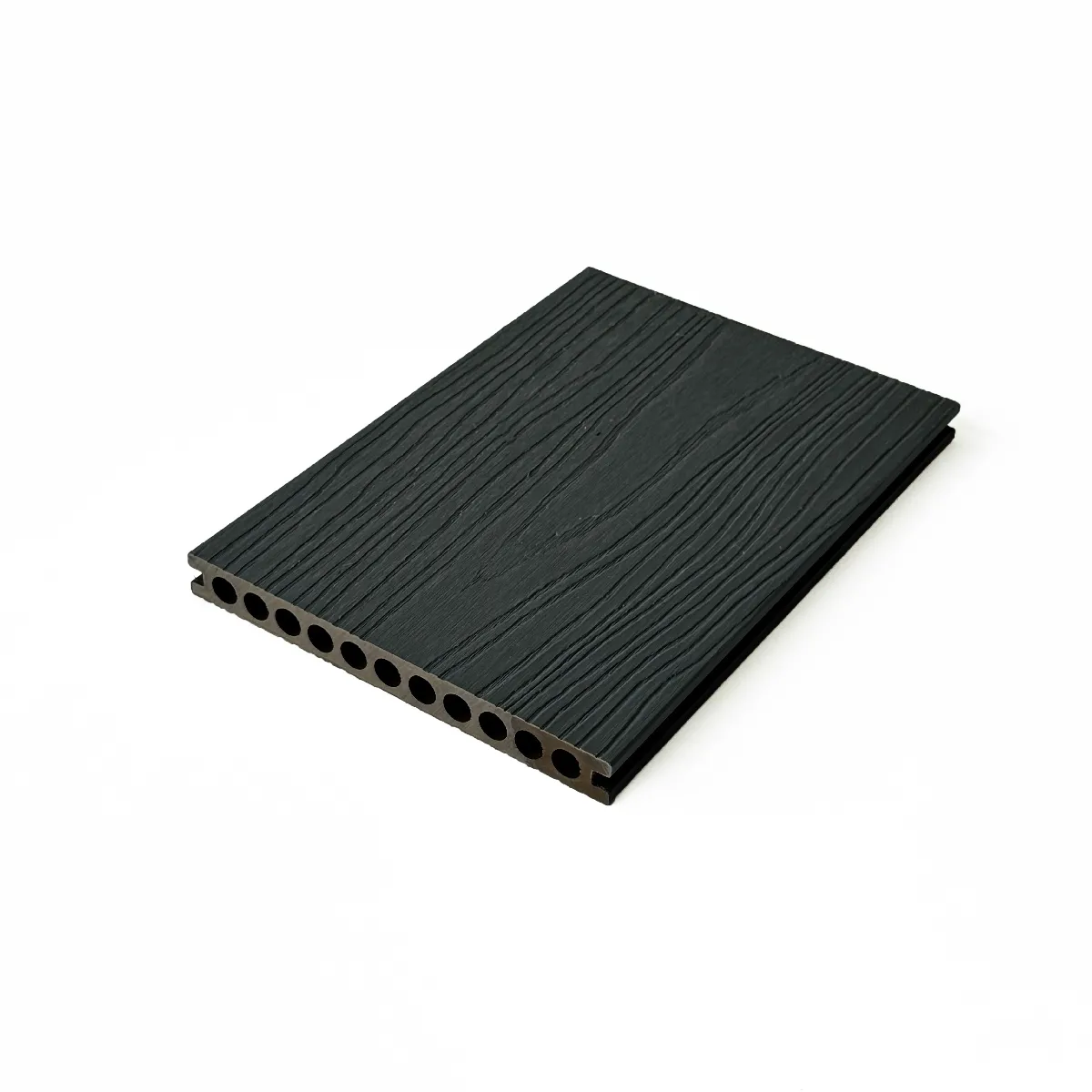 Co-extrusion 11 holes WPC Decking 209×22.5mm