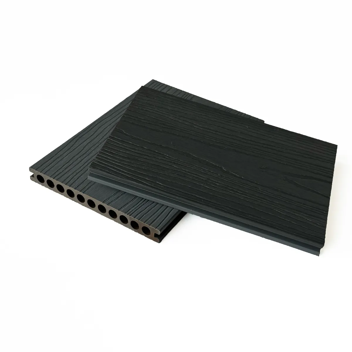 Co-extrusion 11 holes WPC Decking 209×22.5mm
