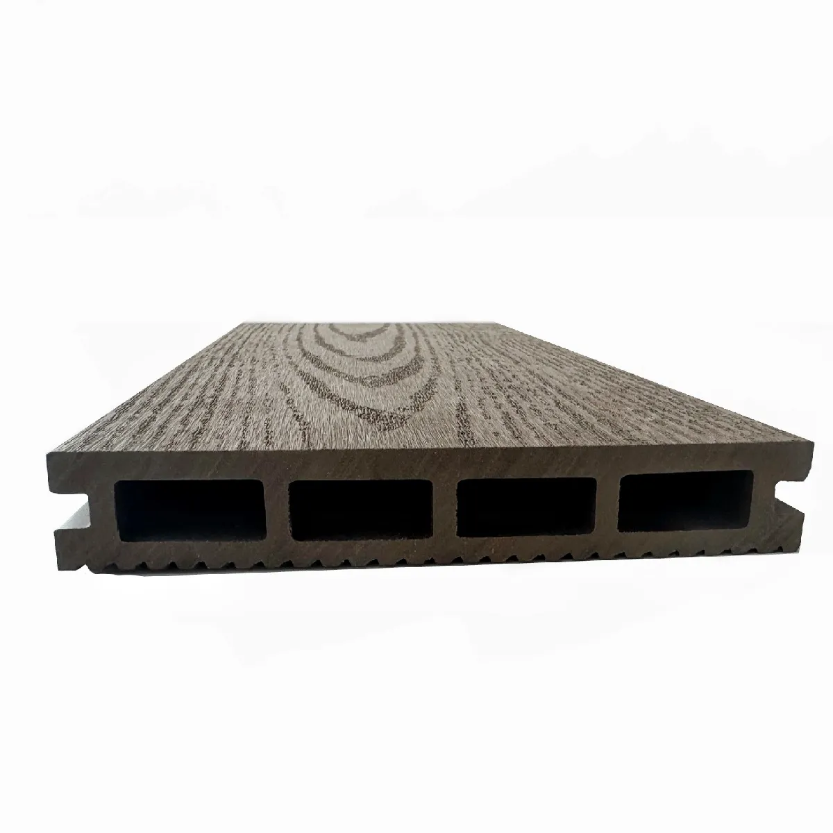Hollow fine-tooth WPC decking 146×24mm