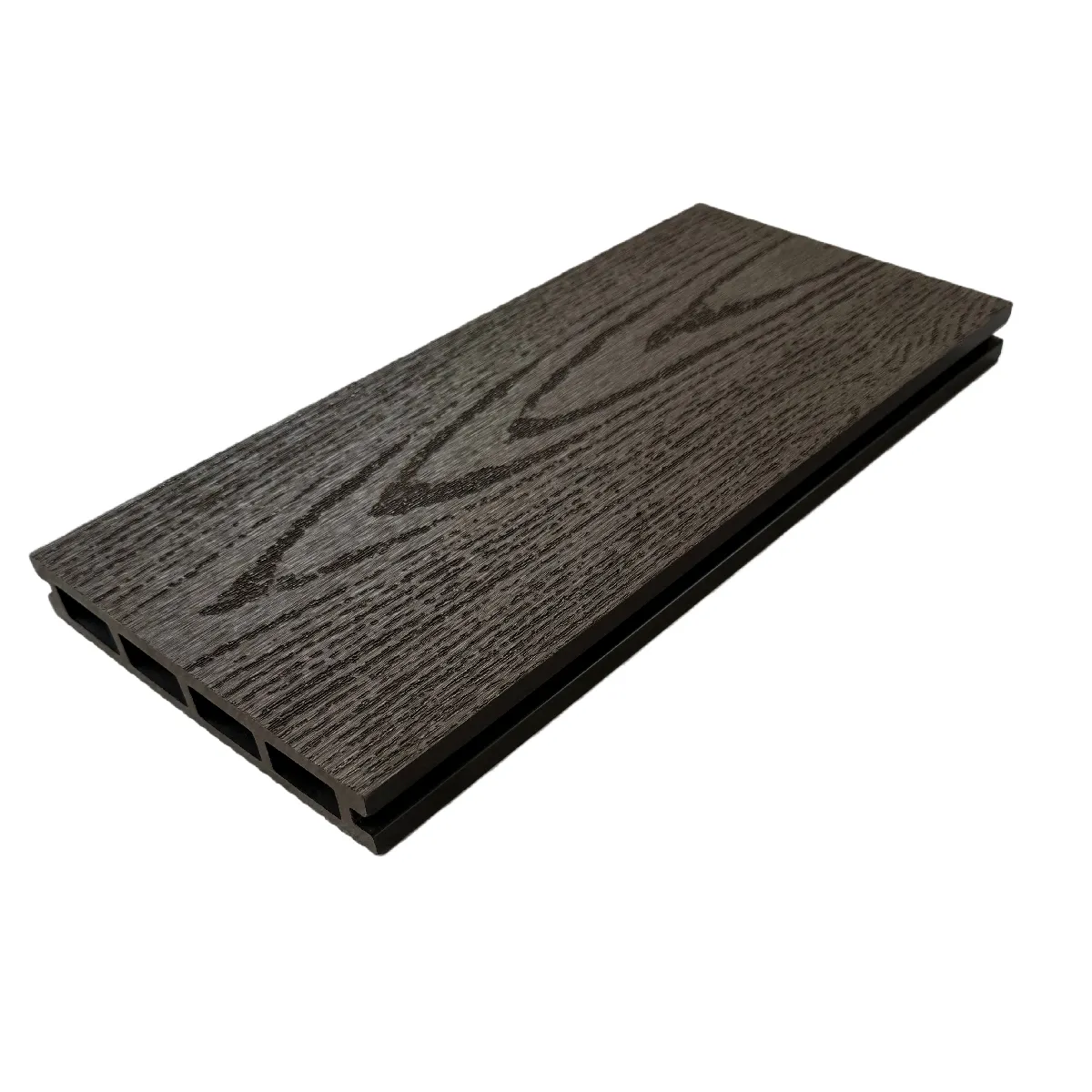 Hollow fine-tooth WPC decking 146×24mm