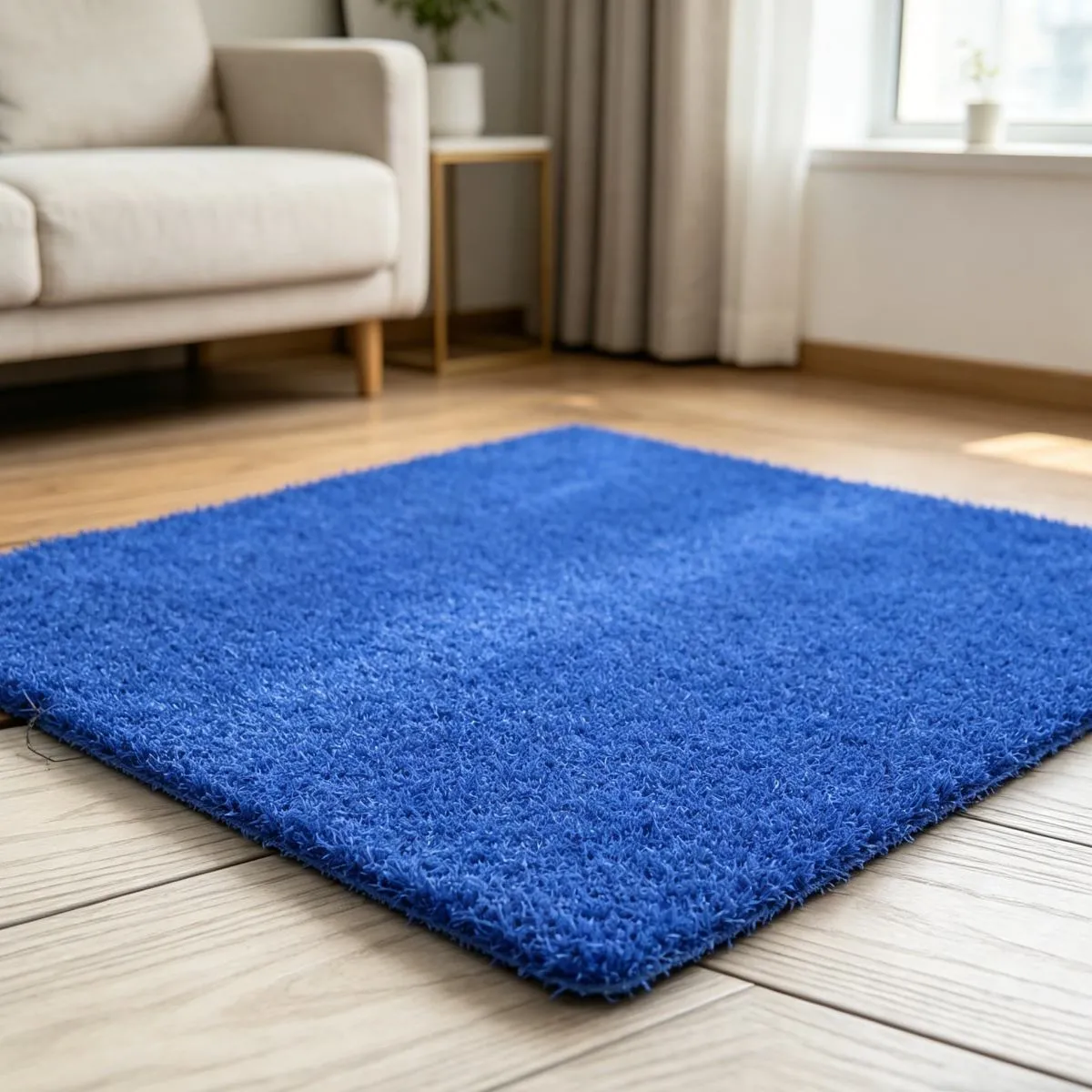 Colorful Blue Sport Turf