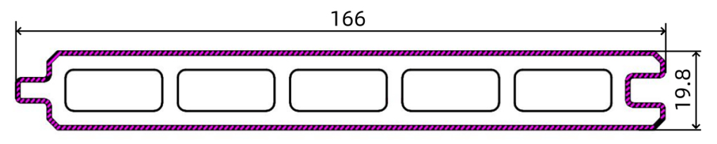 WPC Fencing TBG166H19.8