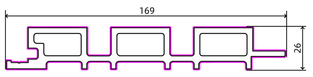 WPC Facade TBG169H26
