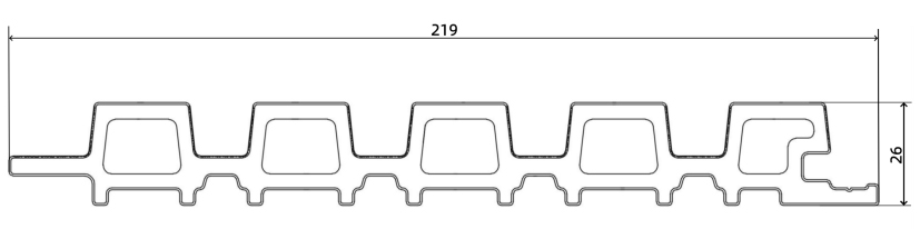 WPC Facade TBG219H26