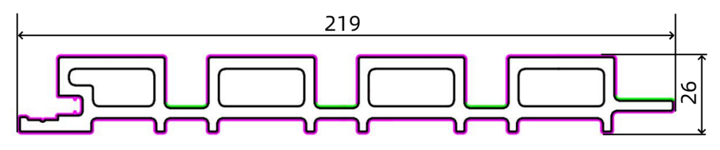 WPC Facade TBG219H26-A