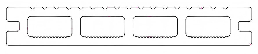 Classic WPC Hollow Decking 146×23mm