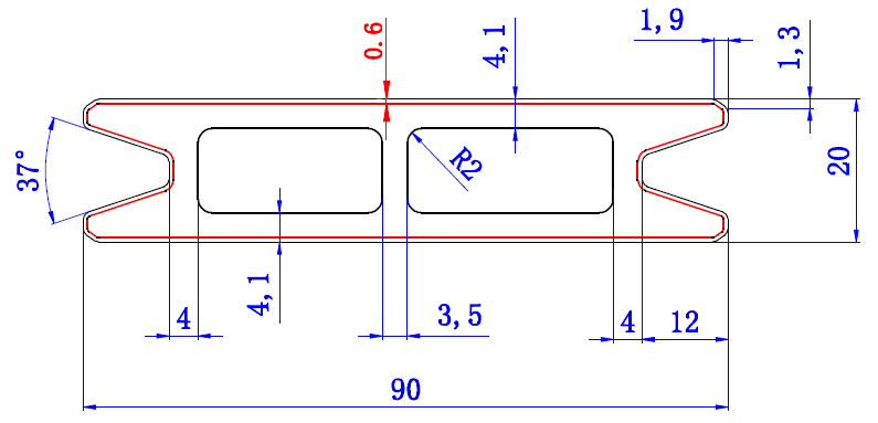 WPC Composite Fencing 90×20mm