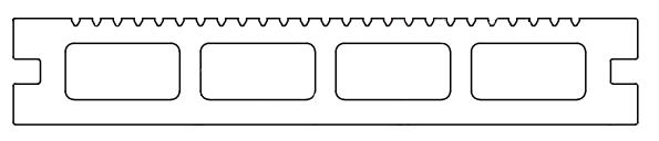 Classic WPC Decking 150×25mm